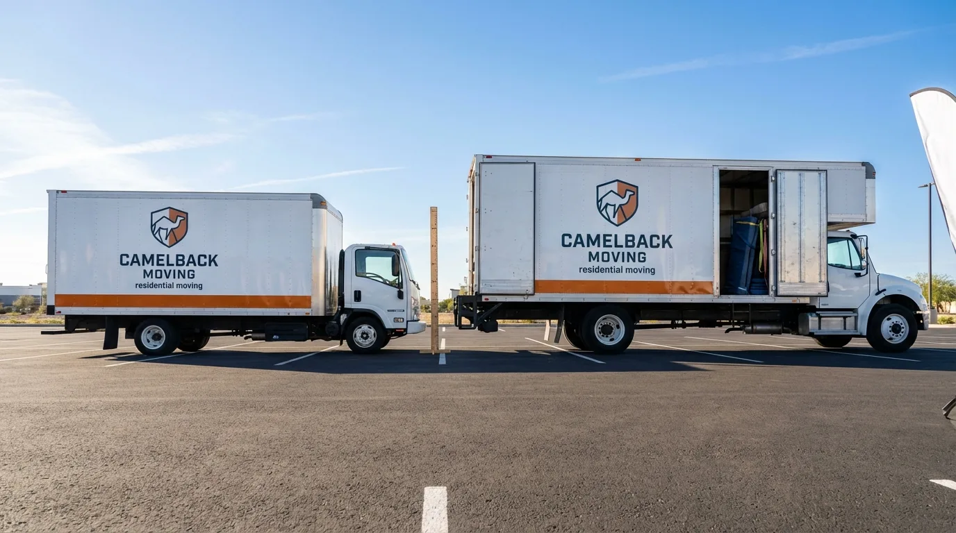 Moving truck size capacity guide in Erie